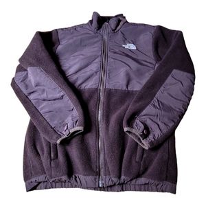 The North Face Denali Girls Brown Full Zip Front Jacket. Large